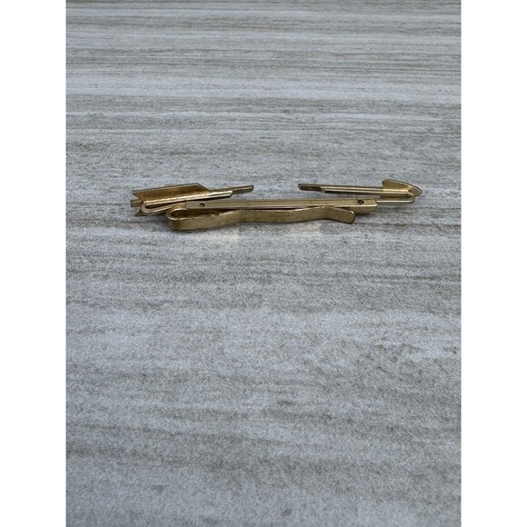 Vintage HICKOK U.S.A. Gold Tone Arrow Tie Clip/Clasp Extendable - Picture 5 of 7